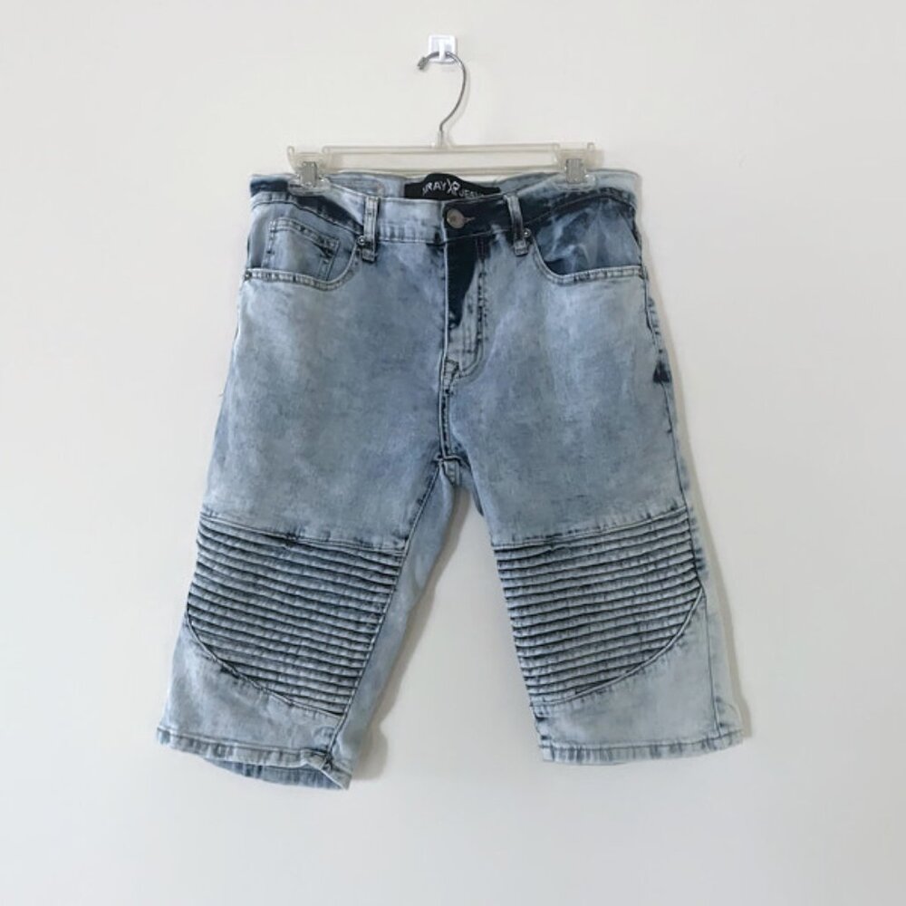 X-ray Jeans Stretch Shorts, Denim light blue jeans